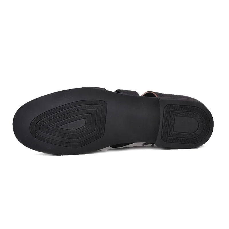 Сандалии-гладиаторы мужские из натуральной кожи повседневные римские сандалии