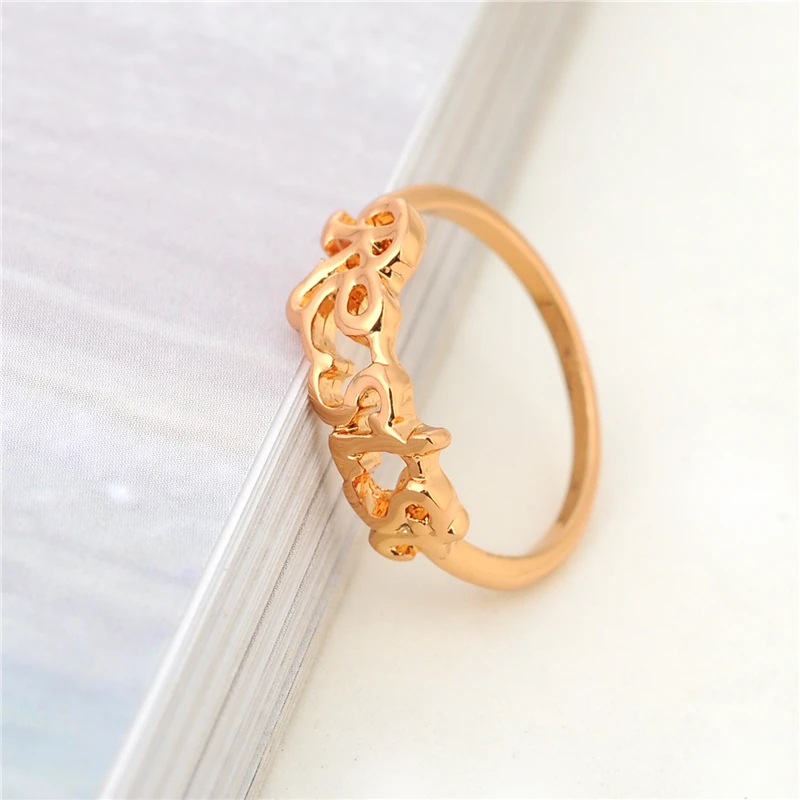 10 шт./лот модное кольцо с буквенным принтом ювелирные изделия для мужчин и женщин