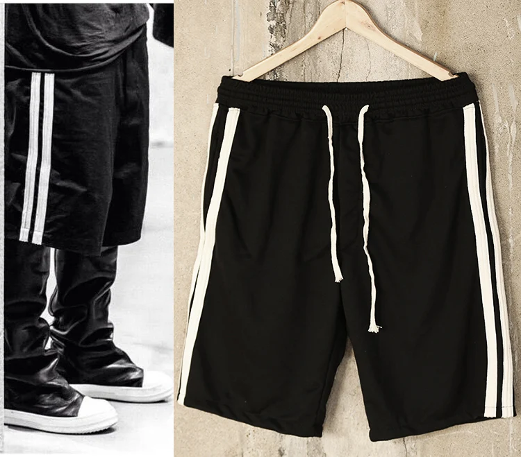 

Free shipping male plus size loose shorts beach elastic strap knee-length cotton short waist of trousers 2xl-7xl