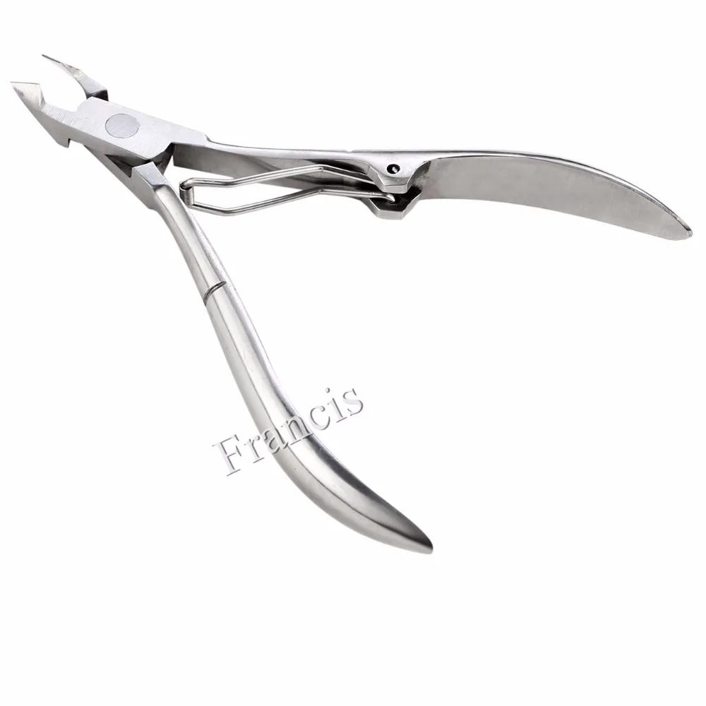 1 шт. машинка для стрижки ногтей нержавеющая сталь изогнутая ручка ножницы
