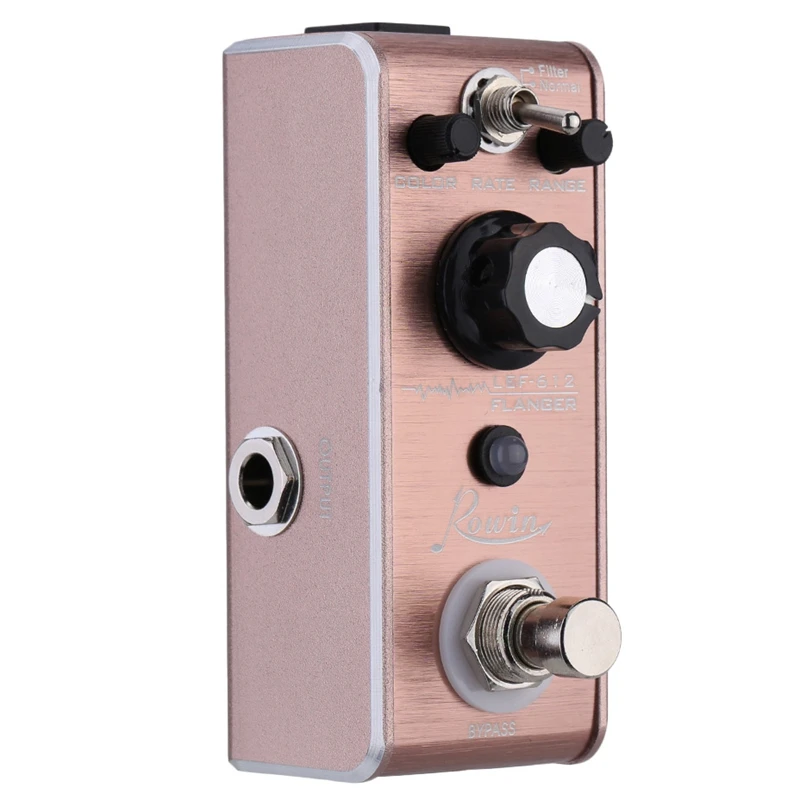 Rowin Lef-612 Flanger педаль мини гитарный эффект классический аналоговый прокатный