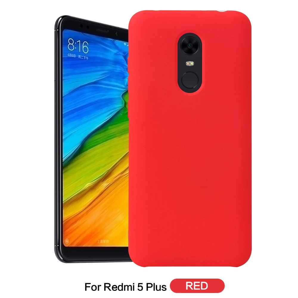 Чехол для Xiaomi Redmi 5 Plus, мягкий силиконовый чехол из ТПУ с шелковистым покрытием, чехол s для Xiomi Xiaomi Redmi 5A Redmi 5 Plus, чехол для телефона