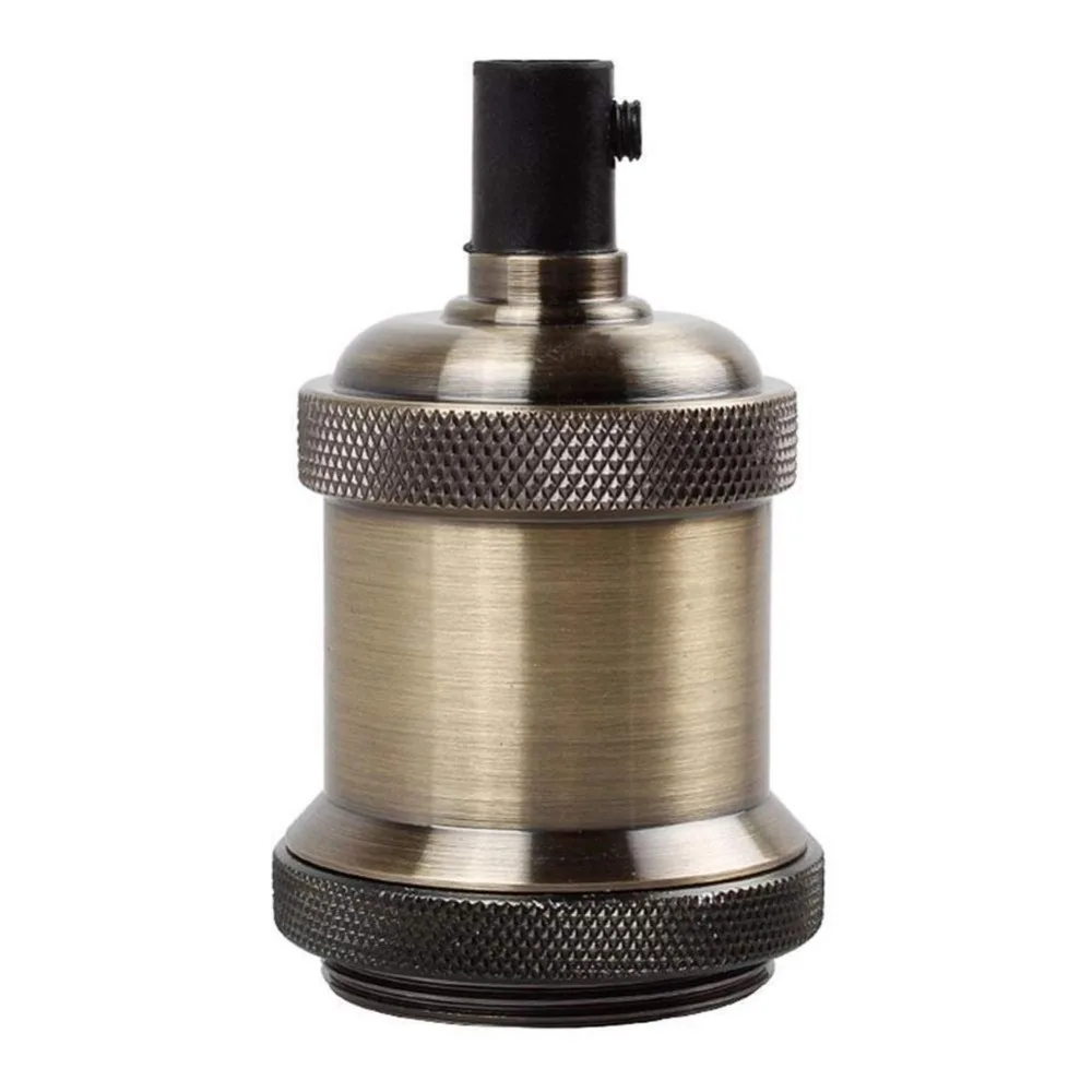 Винтажная лампа Эдисона E26 E27 держатель 6 видов цветов алюминиевый светильник