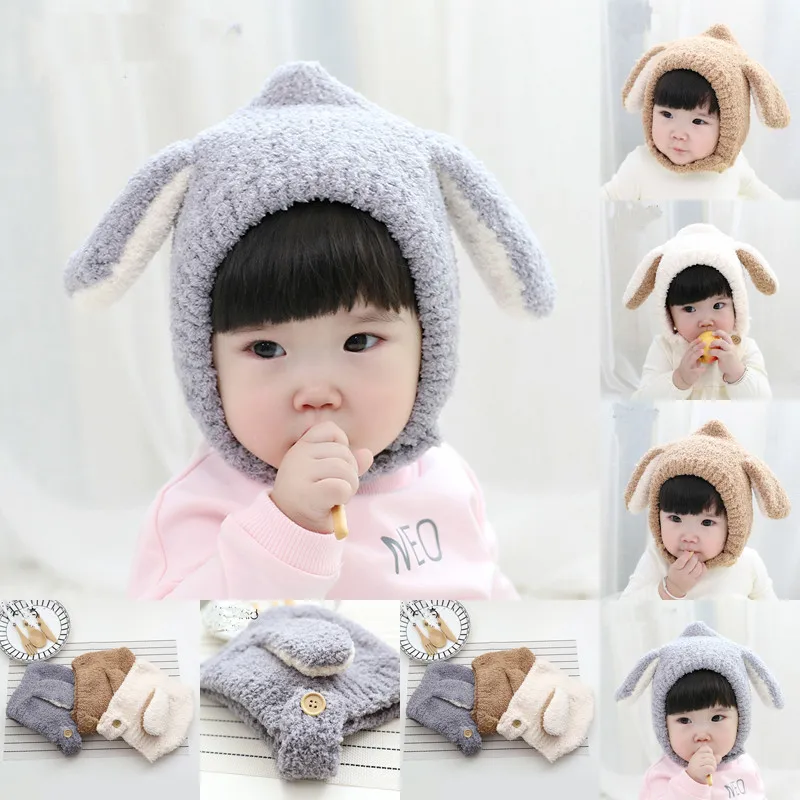Новинка 2018 мягкая Шапка-бини для маленьких детей зимняя теплая Толстая с