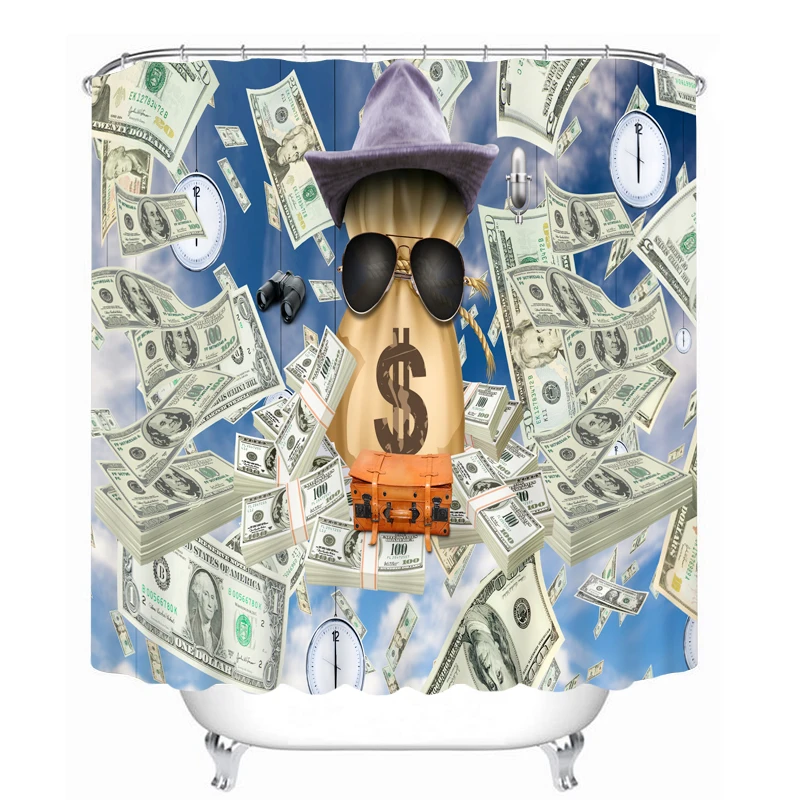 MYRU 3D печать водонепроницаемые занавески для душа продукты ванной Декор комнаты с