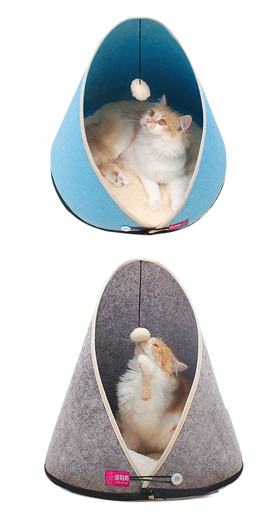 HEYPET Cat Bed Cats House Pet House Cat Mat Dog Bed for Puppy Kitten Pet Supplies