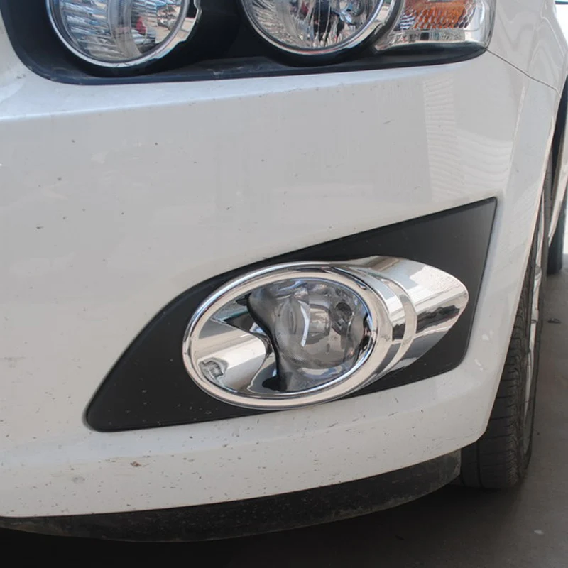 Бесплатная доставка Высокое качество ABS хромированные передние противотуманные