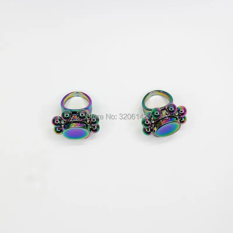 Радужные Красочные Креативные кольца цветочный Спиннер ручной для лучшей