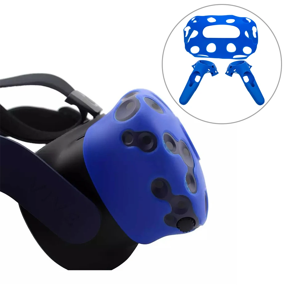 Для HTC Vive PRO гарнитура VR силиконовый чехол Противоскользящий очки шлем контроллер