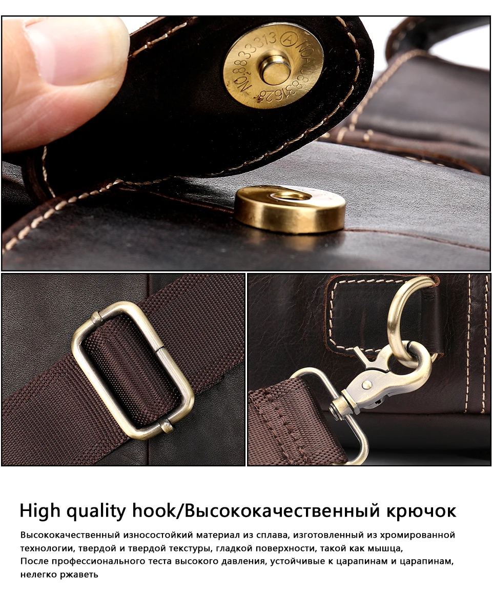 Мужская сумка WESTAL из натуральной кожи, мужские портфели для ноутбука, Кожаная Сумка для документов, мужские сумки для офиса/компьютера, мужские сумки 8539