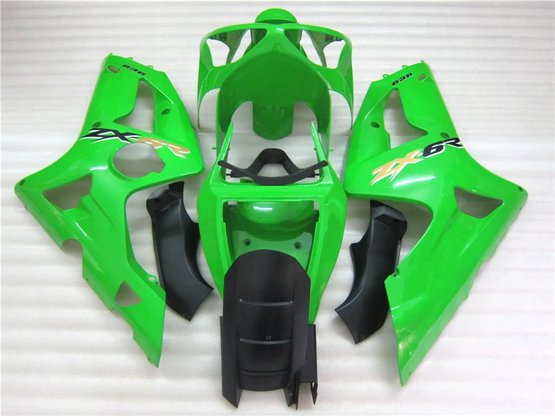 Обтекатель для мотоциклов набор обтекателей Kawasaki Injection NINJA ZX 6R 2003 2004 zx6r 03 04 черный