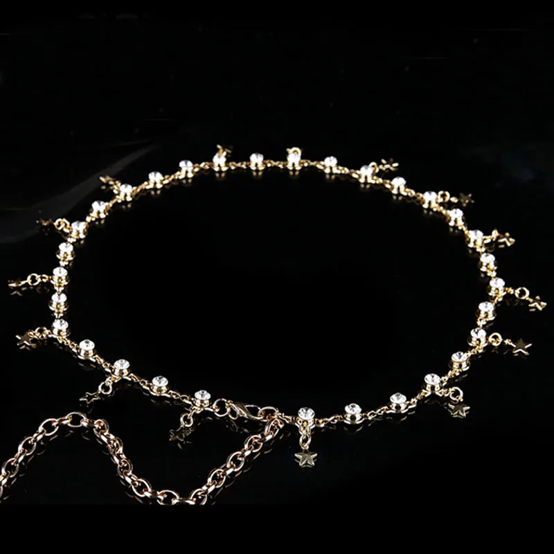 2017 Стразы ремень цепочка для женское платье тонкий пояс женские элегантные