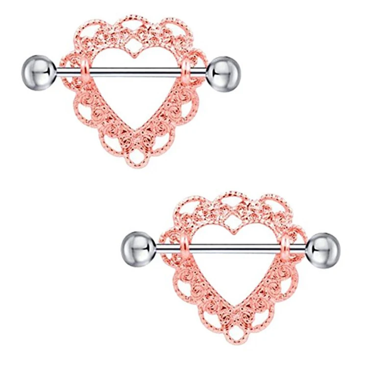 Нержавеющая сталь цепь для тела Пирсинг Сосков кленовый лист сосков Щит пирсинг