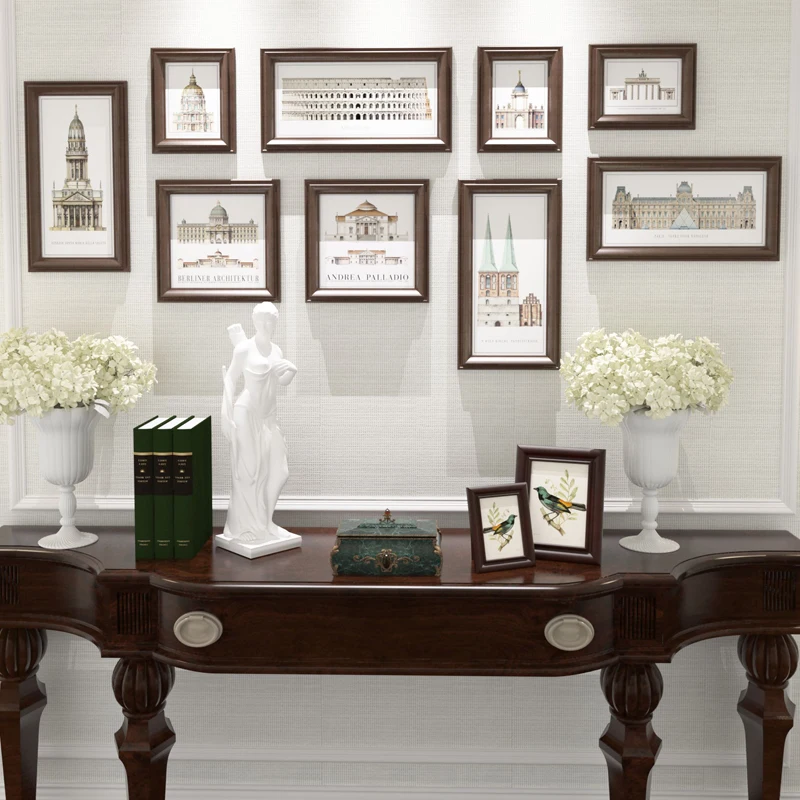 Светильник синий простой оправы для очков Семья фото качество деревянные