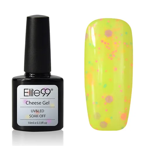 6464 Elite99 10 мл сырный Гель-лак UV Vernis полуперманентный праймер верхнее покрытие Гель-лак для ногтей Маникюрный гель лак для ногтей - Цвет: 6464