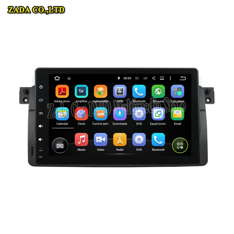 NaviTopia 9 дюймов 1024*600 4 ядра 16 г Android 8 1 автомобиль gps плеер для BMW E46 с радио/WI