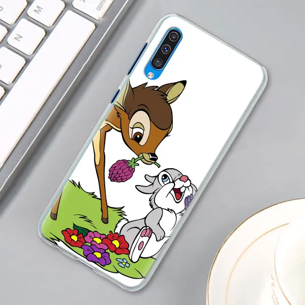 07 Бэмби Thumper чехол КРЫШКА ДЛЯ samsung Galaxy A30 A40 A50 A70 A6 A8 плюс A7 A9 M30 чехол для телефона Coque - Цвет: 07
