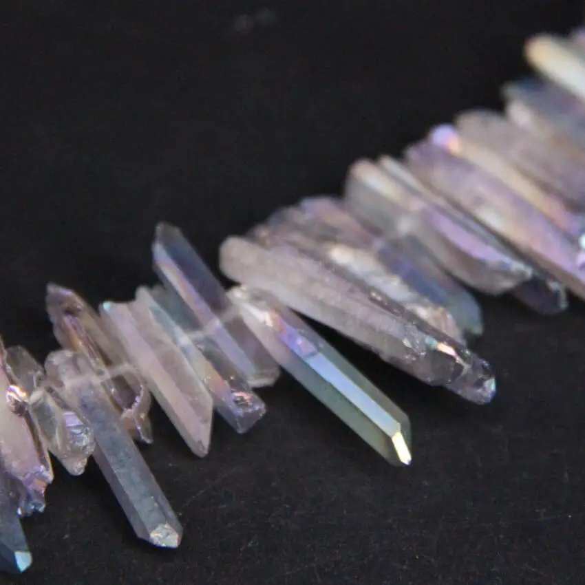 Бусины россыпью из сплава радуги и титана 15 5 дюйма|loose beads|crystal stickdiy jewelry making |
