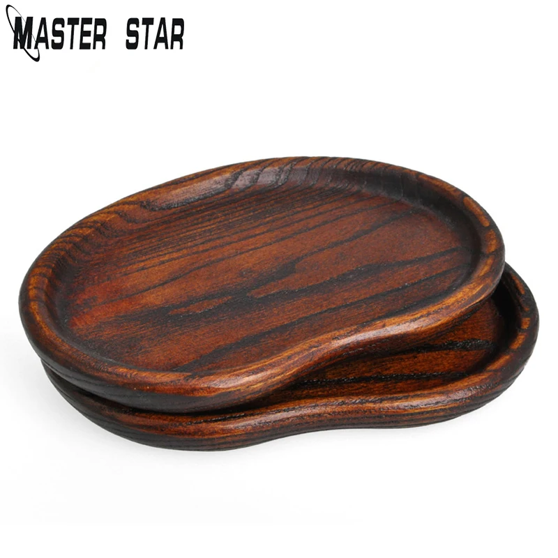Мастер Звезда экспорт деревянная тарелка посуда овальной формы блюдо ручной