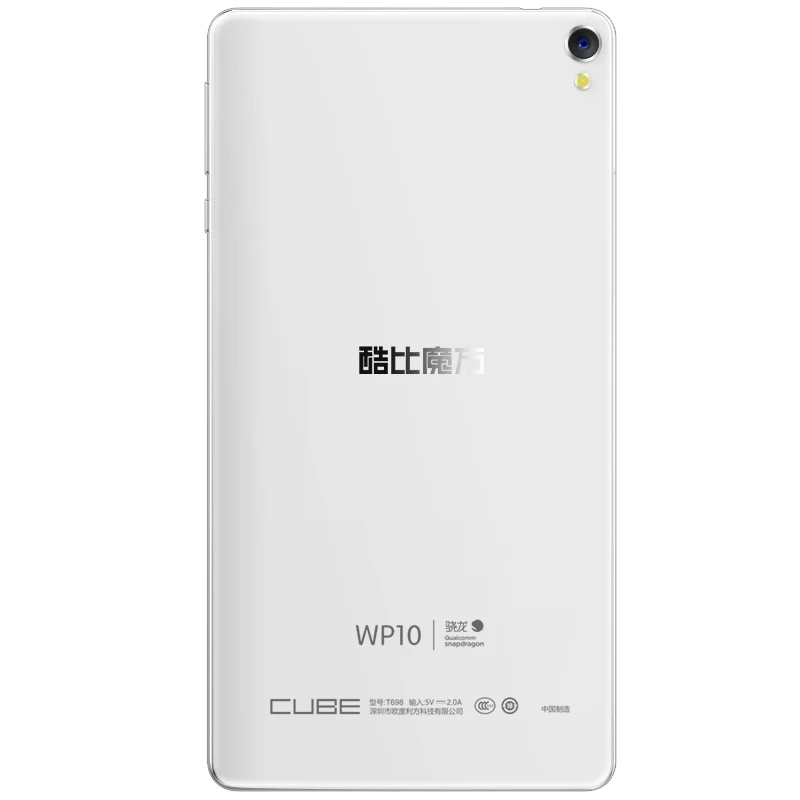 Cube wp10 t698 4 г телефонный звонок tablet pc windows 10 mobile 6.98 Дюймов 720*1280 IPS QualcommMSM8909 Quad Core 2 ГБ Ram