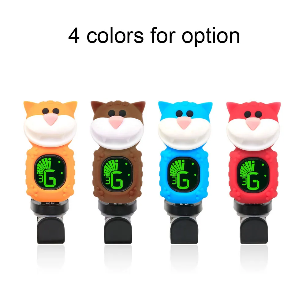

Cute Cartoon Reindeer Clip-On Tuner LCD Display for Guitar Chromatic Bass Ukulele Violin