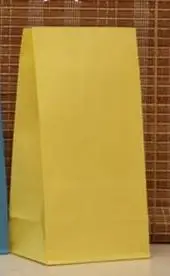 Оптовая продажа 50 шт./лот желтая крафт бумага хозяйственная сумка