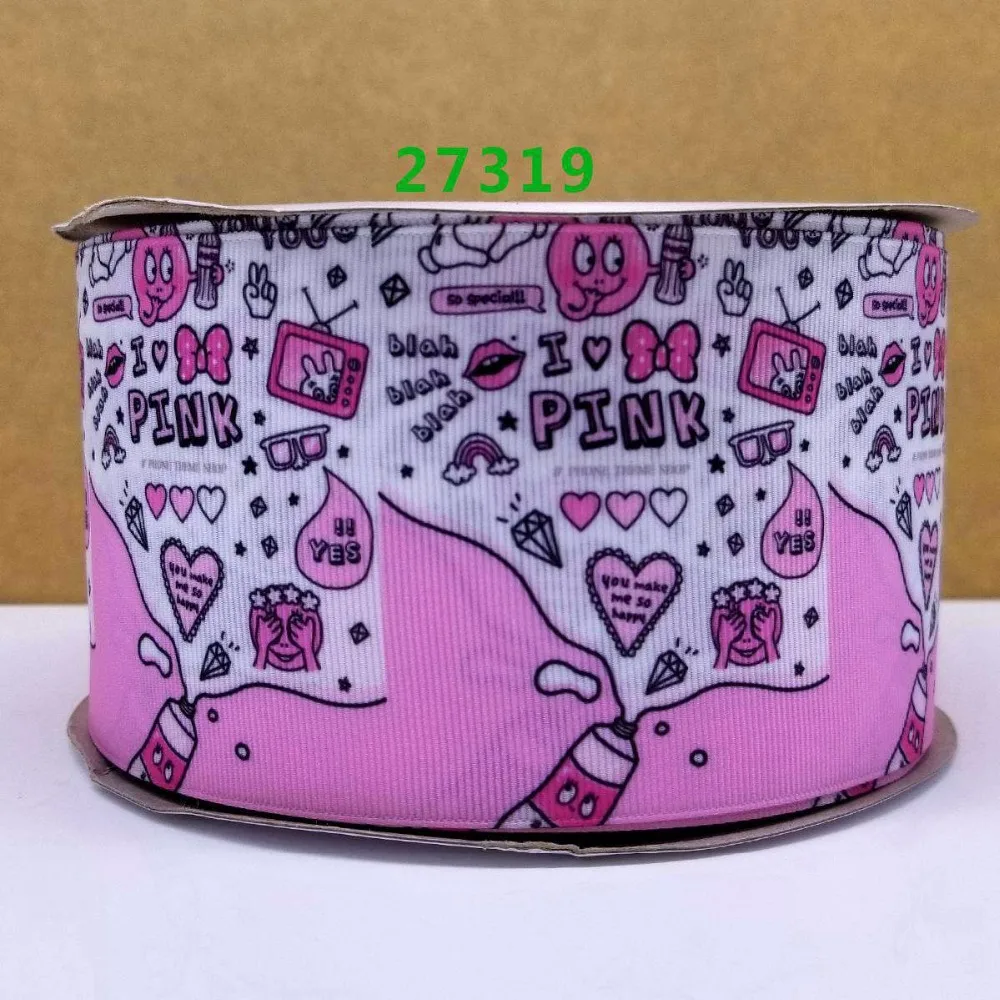 Бесплатная доставка 50 ярдов на размер рак груди лента печатная корсажная