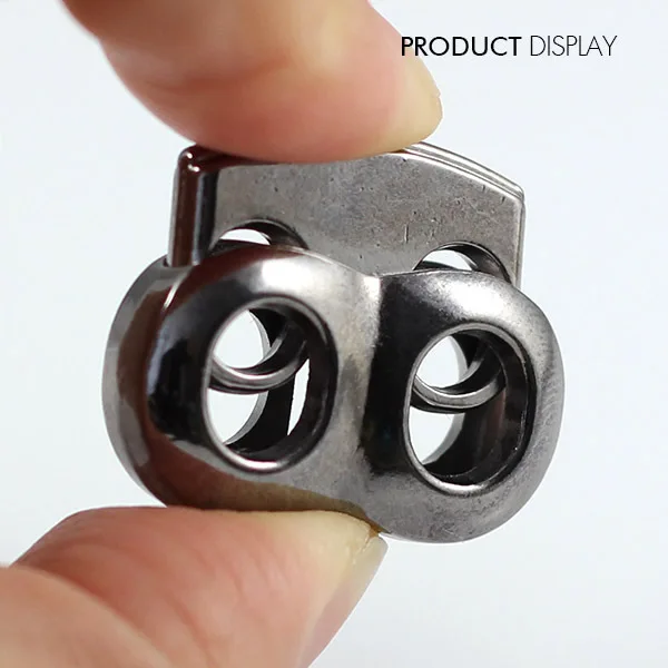 Черный пистолет металлическая пробка тумблер Пряжка веревка зажим шнура Замки