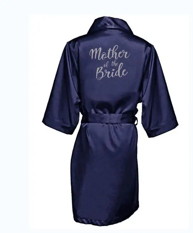 Новинка свадебные халаты для невесты темно-синее платье нарядное вечеринки