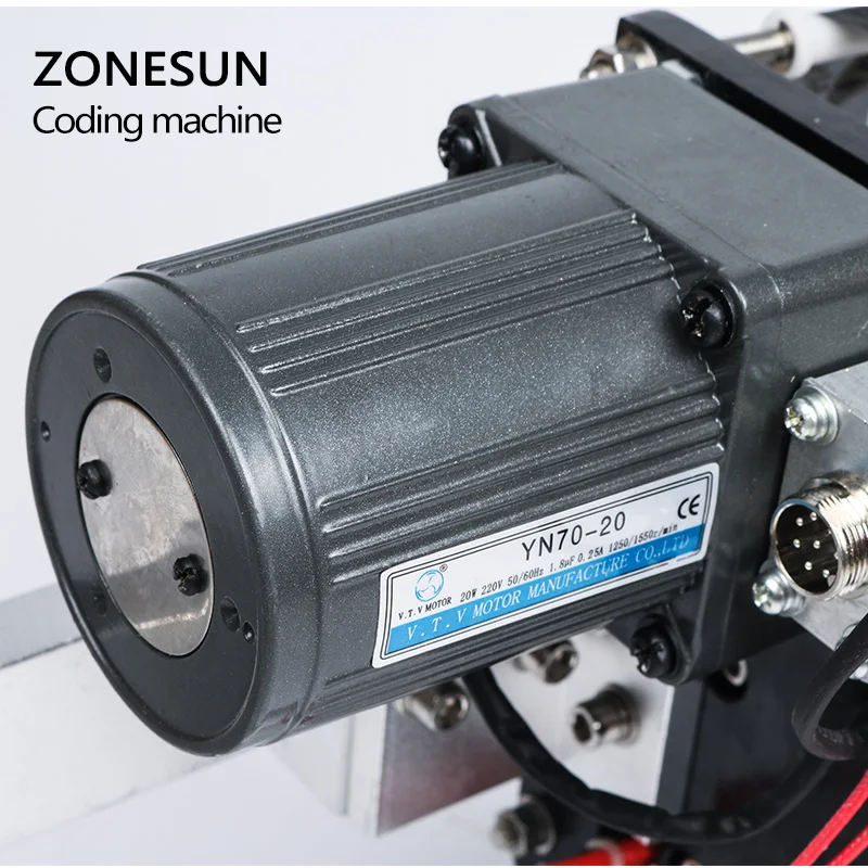ZONESUN Дата окончания ленты ярлык для маркировки принтер горячей ленточный кодер LT
