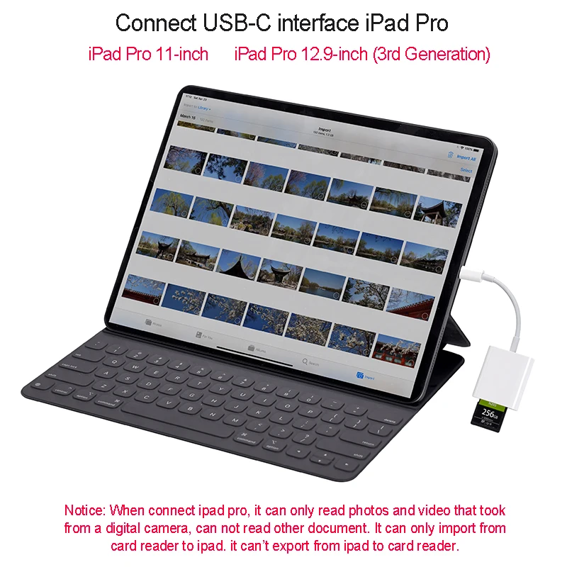 SLR камера sd карта OTG адаптер Typec кардридер конверсионный комплект USBC кабель iPad pro