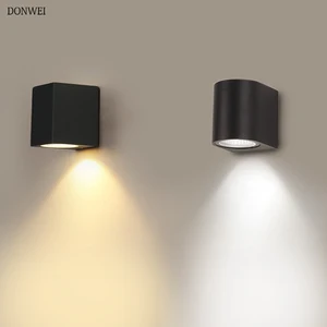 Водонепроницаемый наружный светодиодный настенный светильник 5 Вт, настенный светильник, алюминиевый настенный светильник для домашнего декора, садовый светильник для крыльца