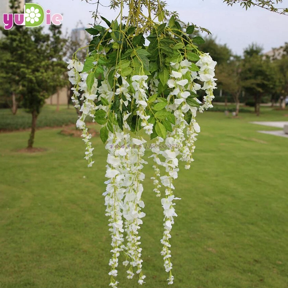 10 шт. романтические Искусственные Шелковые Висячие Цветы подвесные