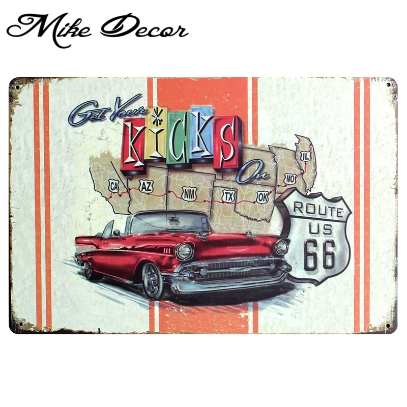 

[Mike86] дорога для мамы, автомобиль, маршрут US 66, карта, металлические знаки, подарок, художественная картина на стену в пабе, украшение для бара...