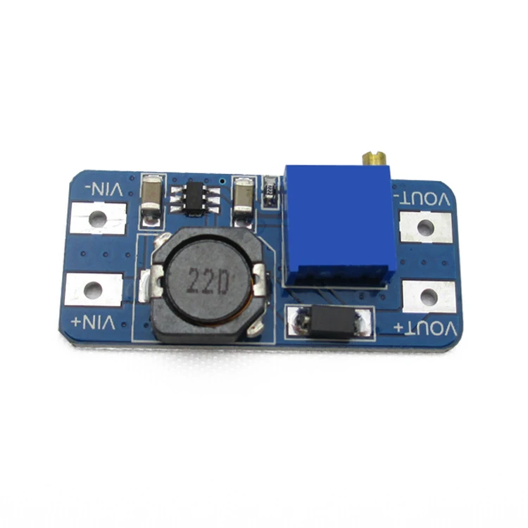 Повышающая плата 10 шт./лот 2 А модуль повышающей пластины с широким входным