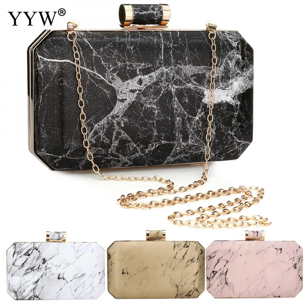 Женский элегантный вечерний клатч с цепочкой наплечная Сумочка 2019 роскошная