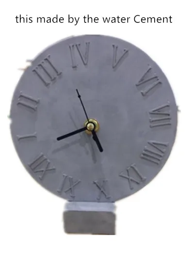 

Cement Craft Clock Mould Concrete Silicone DIY Clock Making Mold Ceramic Clay Plaster Craft Making Hand Made mold
