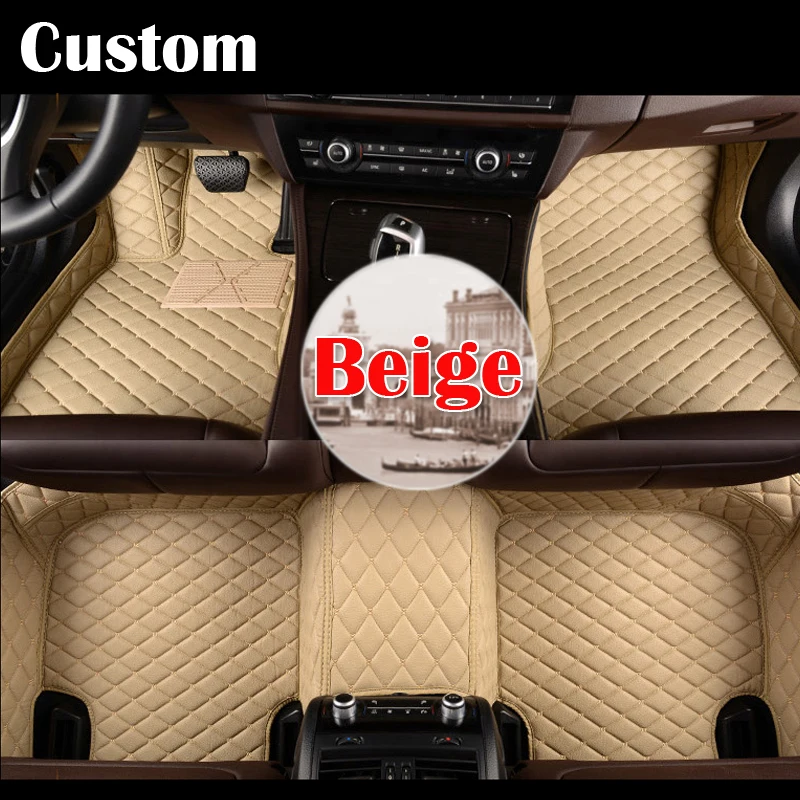 

Good quality Custom fit car leather floor mats for Hyundai Tucson 2005-20110 3D car-styling carpet liners car accessories