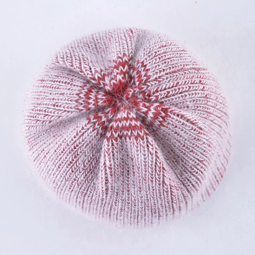 Зимние женские вязаные шапки TQMSMY из кроличьего меха теплые мужские TMC81 |