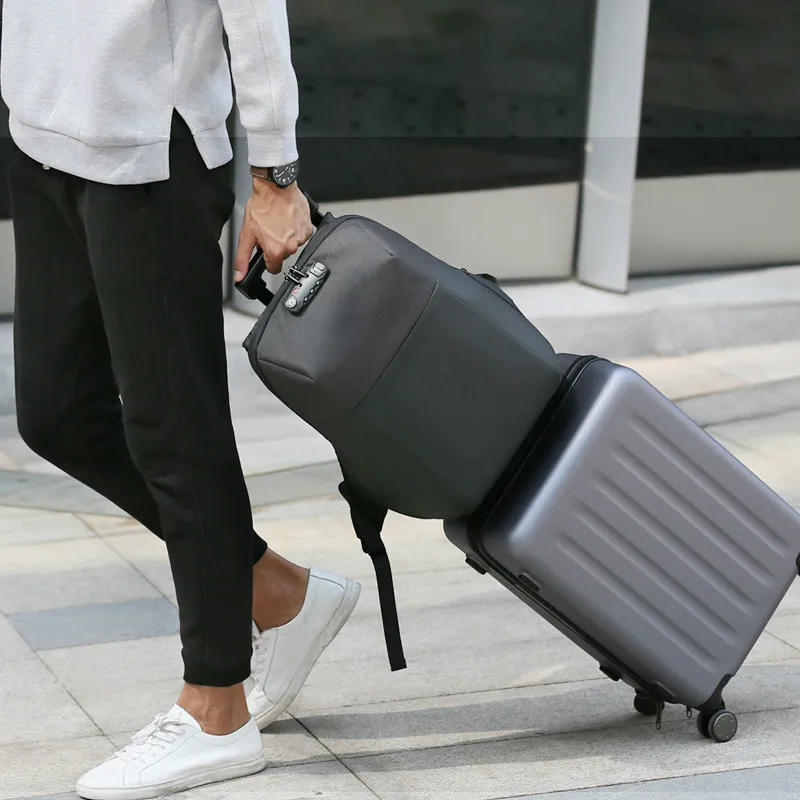 2018 Новый Анти-Вор USB для подзарядки ноутбук рюкзак Hard Shell никакой ключ TSA