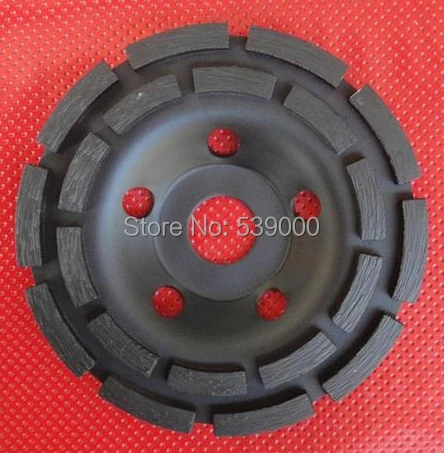 Free shipping 2pcs New diamond grinder cup wheel 125mm, grinding discs tools for concrete,marble,granite