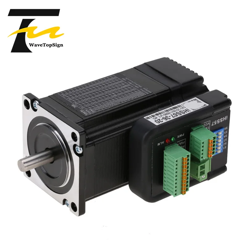 JMC iHSS57 36 20 21 мм Длина оси NEMA23 2.0Nm входное напряжение VDC 36V интегрированный шаговый