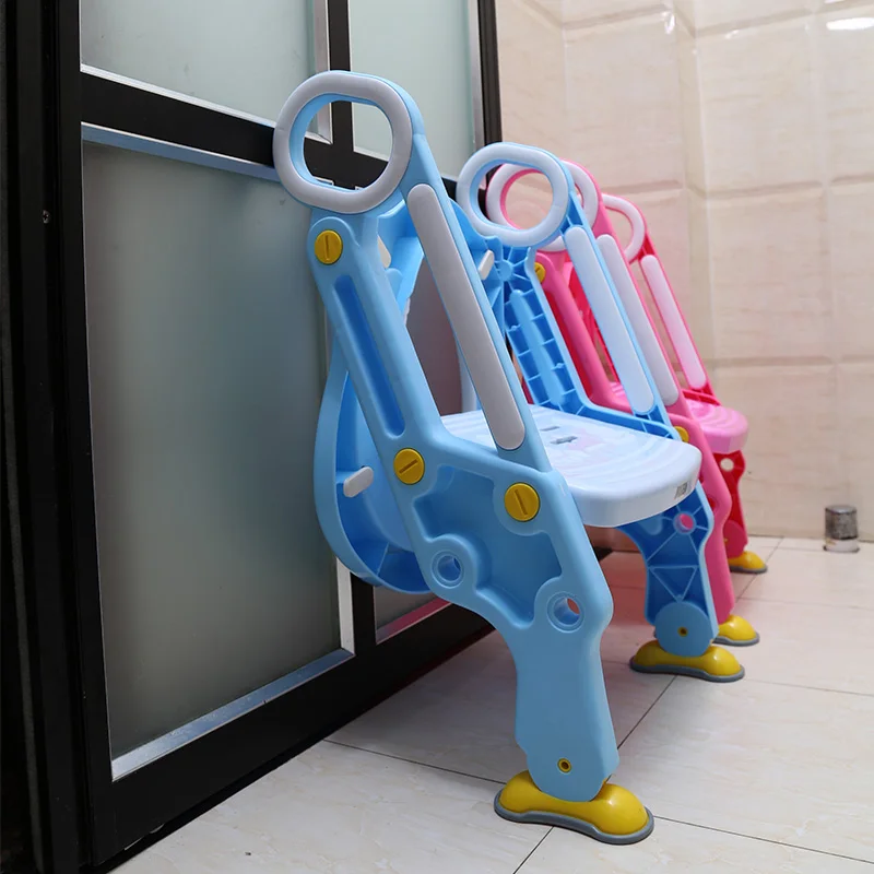 Детское сиденье для унитаза тренировочный нескользящий складной стул с