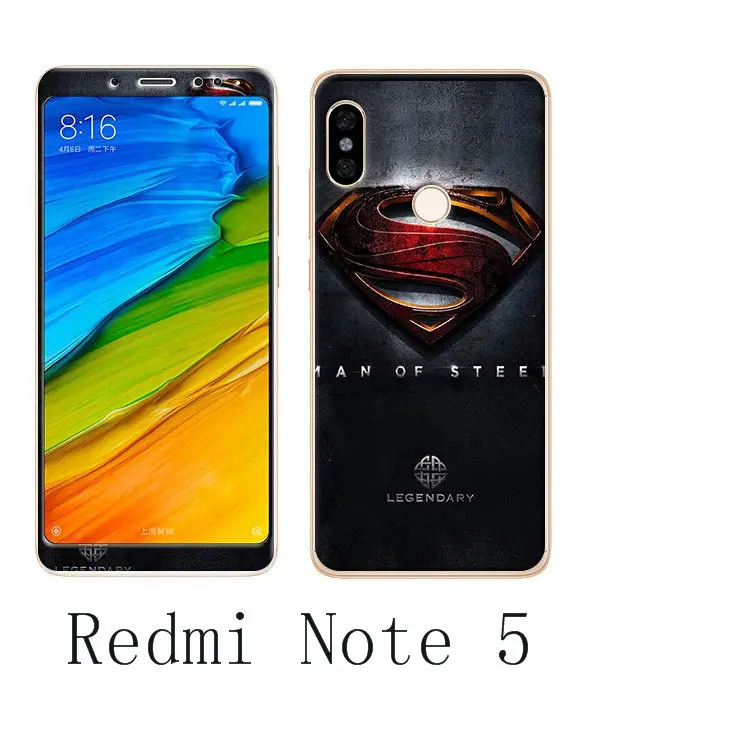 Xiaomi redmi note 5 чехол 360 градусов защитный из ТПУ + цветной Интегрированный