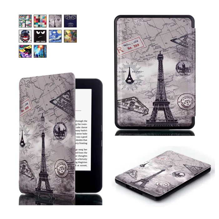 Из искусственной кожи Smart Cover чехол для Amazon Kindle Нью 8 8th 2016 поколения Gen Fundas версия + 2