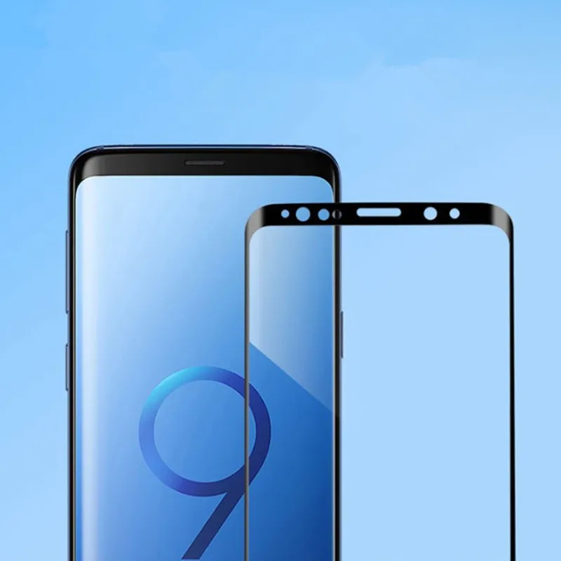 9D полностью изогнутое закаленное стекло для samsung Galaxy S10 S9 Plus Note 8 9 Защита экрана для samsung S6 S8 S7 Plus защитная пленка