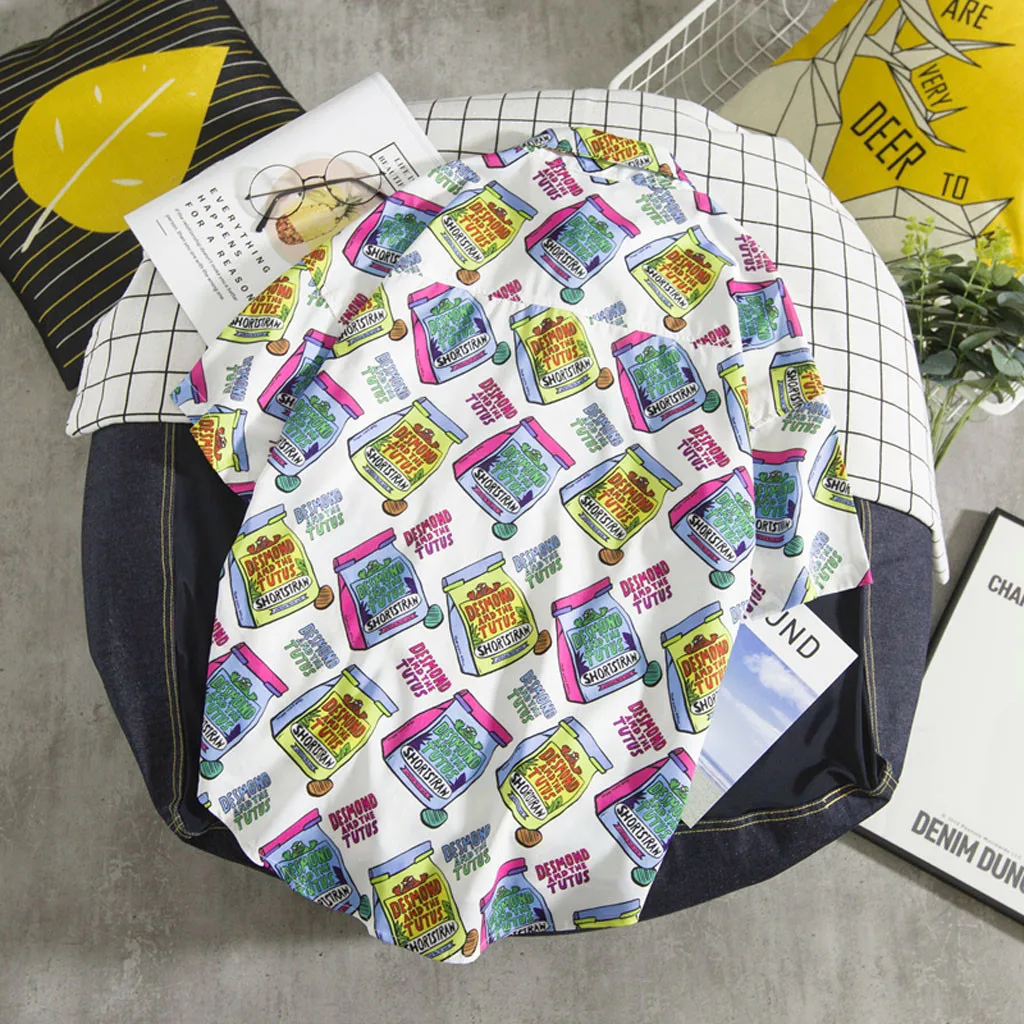 Новинка 2019 популярные мужские летние модные рубашки повседневные пляжные Топы с