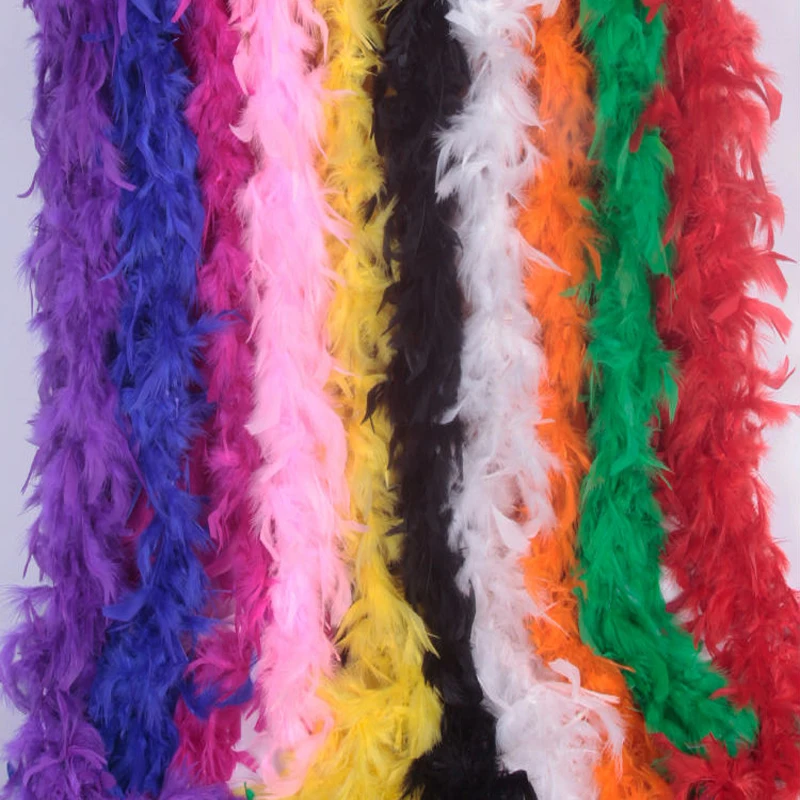 4 метров 40 г курица Перо газа Турция боа для свадьбы День рождения Свадебные