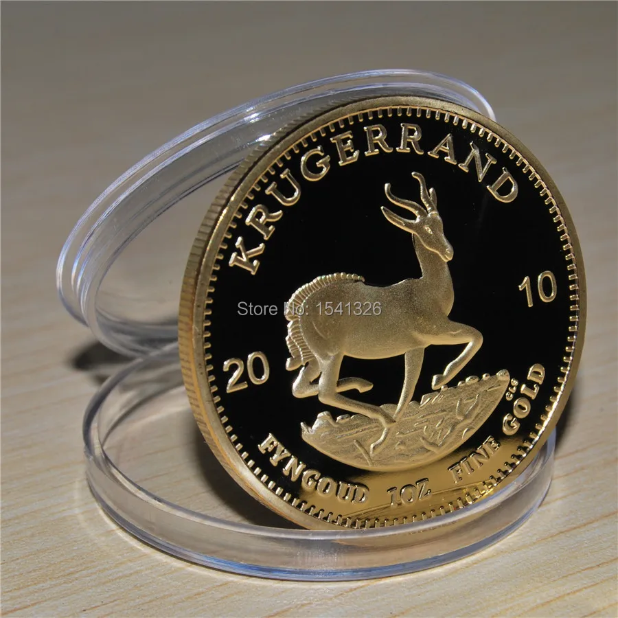 Бесплатная доставка 2010 Южная Африка Золото Доказательство Полный Krugerrand 1oz монета
