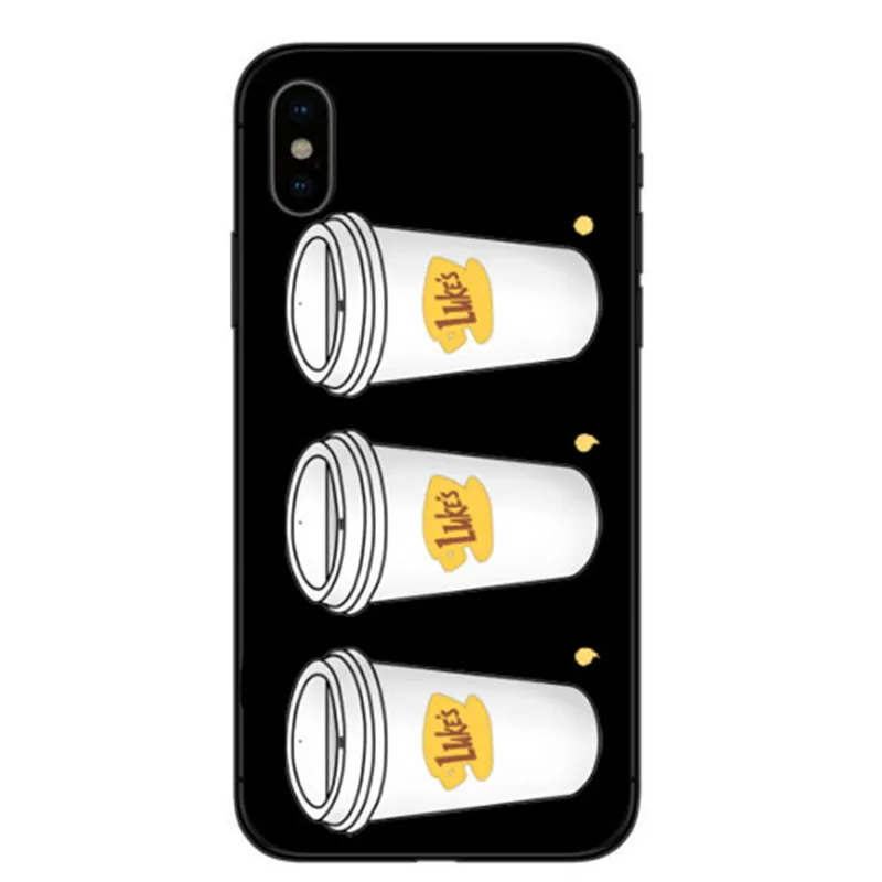 TPU Gilmore Girls A Vida e Curta Falar Rapido Caixa Do Telefone мягкий TPU Tampa Traseira para o iphone 8 7 6 4 Plus 5 X XR XS MAX - Цвет: TPU